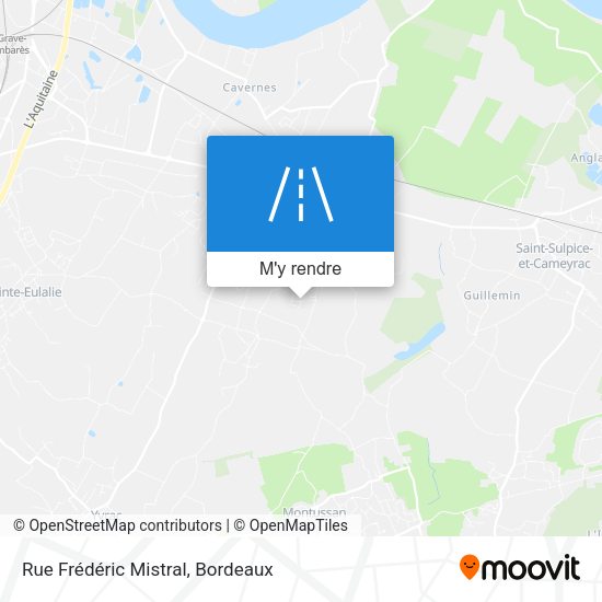 Rue Frédéric Mistral plan