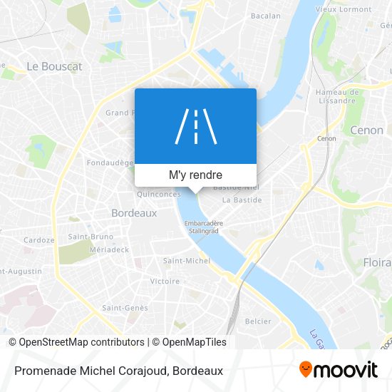 Promenade Michel Corajoud plan