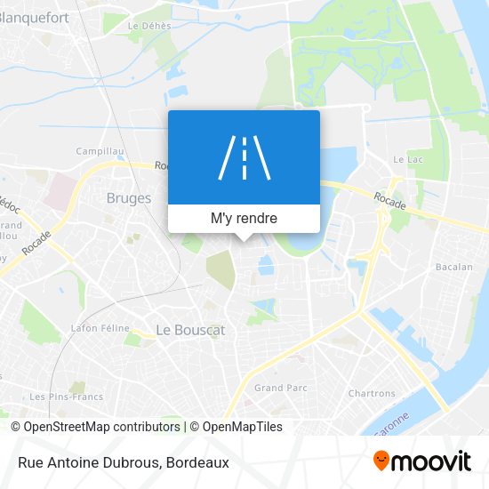 Rue Antoine Dubrous plan