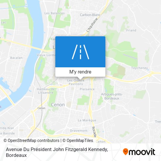 Avenue Du Président John Fitzgerald Kennedy plan