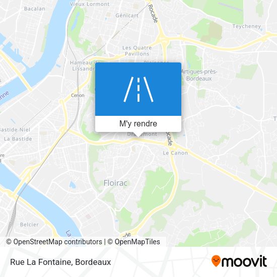 Rue La Fontaine plan