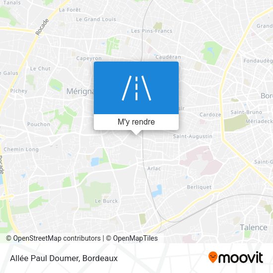 Allée Paul Doumer plan