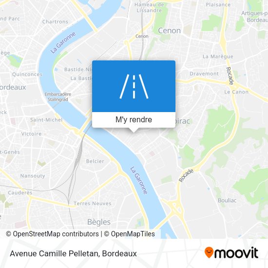 Avenue Camille Pelletan plan