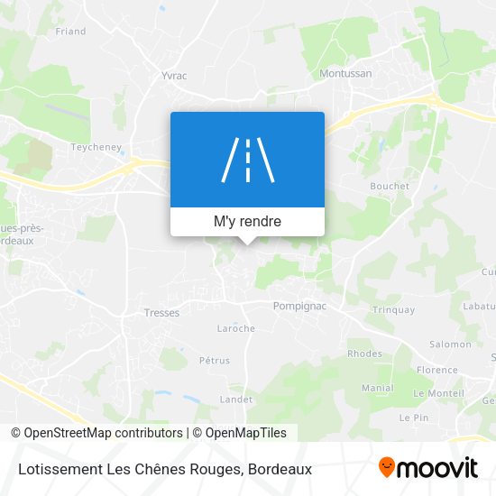 Lotissement Les Chênes Rouges plan