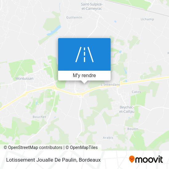 Lotissement Joualle De Paulin plan