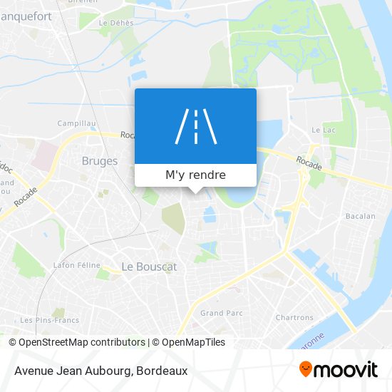 Avenue Jean Aubourg plan