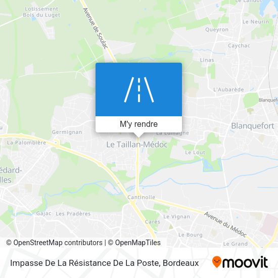 Impasse De La Résistance De La Poste plan