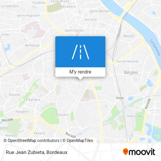 Rue Jean Zubieta plan