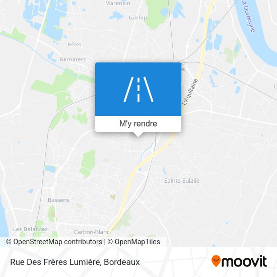 Rue Des Frères Lumière plan