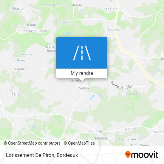 Lotissement De Piron plan