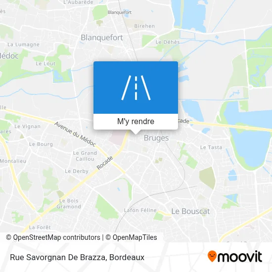 Rue Savorgnan De Brazza plan