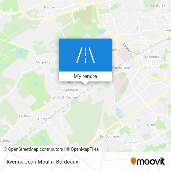 Avenue Jean Moulin plan