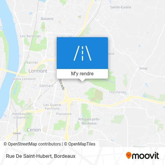 Rue De Saint-Hubert plan