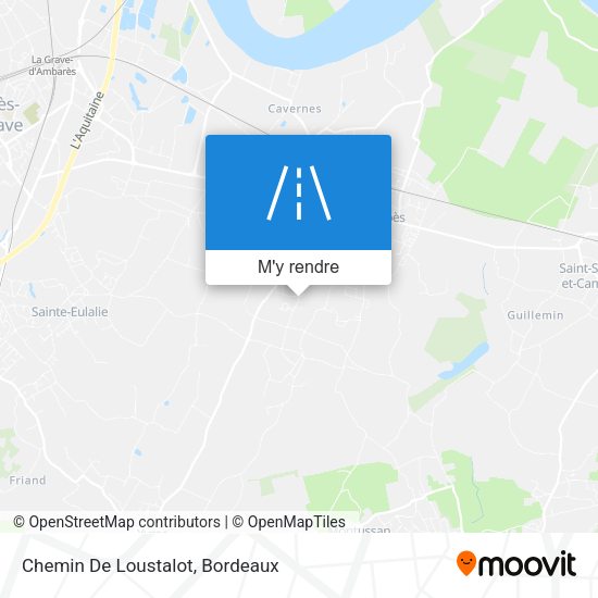 Chemin De Loustalot plan