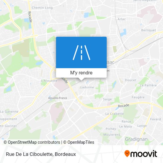 Rue De La Ciboulette plan