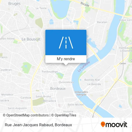 Rue Jean-Jacques Rabaud plan