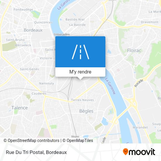 Rue Du Tri Postal plan