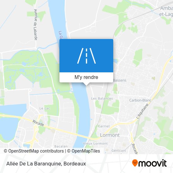 Allée De La Baranquine plan
