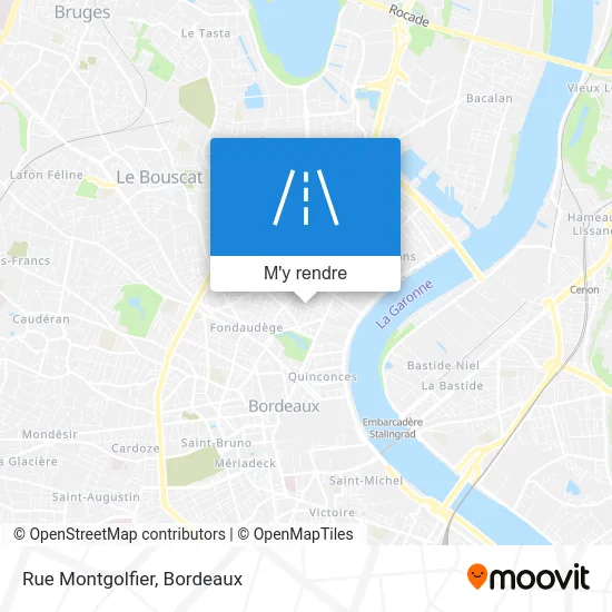 Rue Montgolfier plan