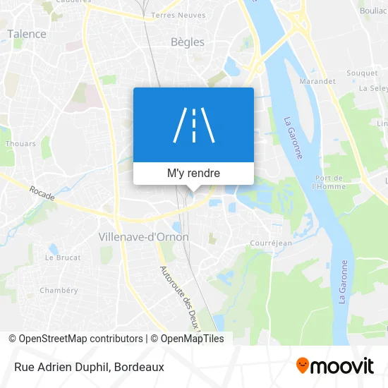 Rue Adrien Duphil plan