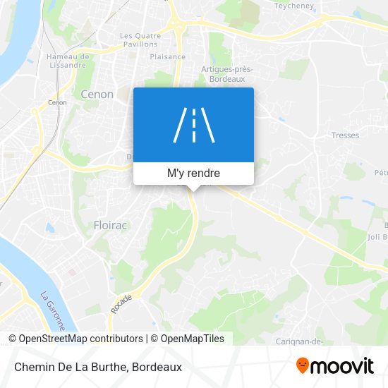 Chemin De La Burthe plan
