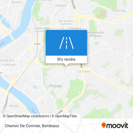 Chemin De Cormier plan