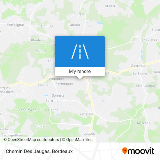 Chemin Des Jaugas plan