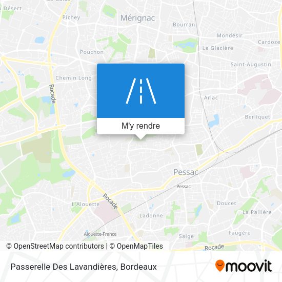Passerelle Des Lavandières plan