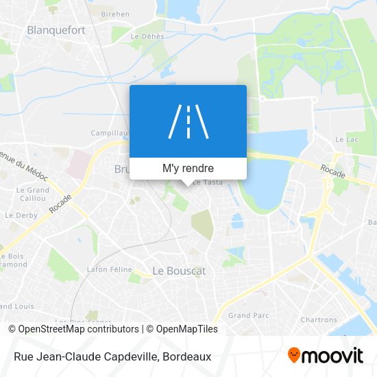 Rue Jean-Claude Capdeville plan