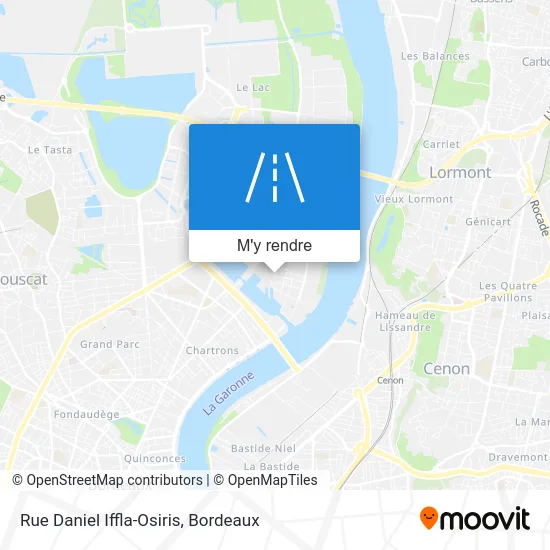 Rue Daniel Iffla-Osiris plan