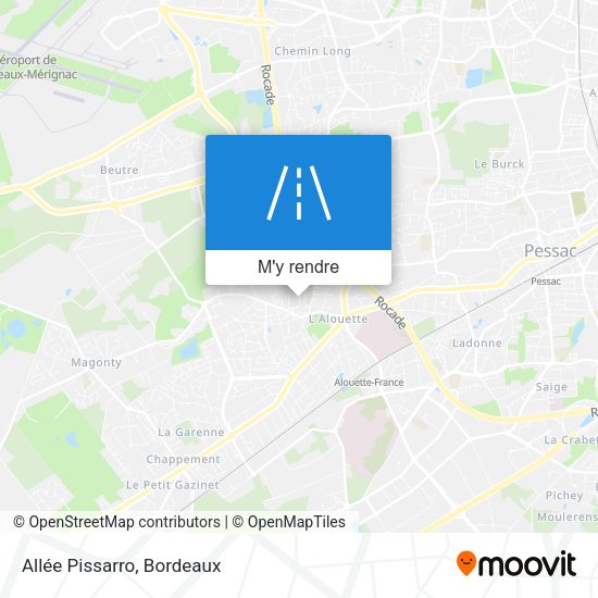 Allée Pissarro plan