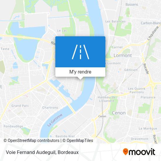 Voie Fernand Audeguil plan