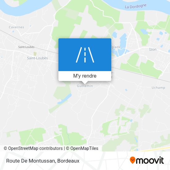 Route De Montussan plan