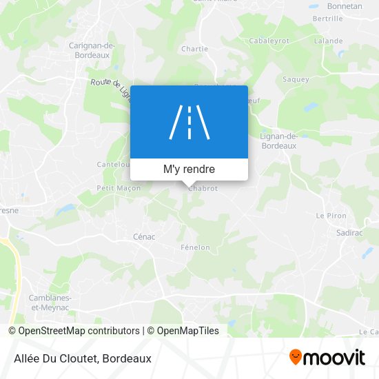 Allée Du Cloutet plan