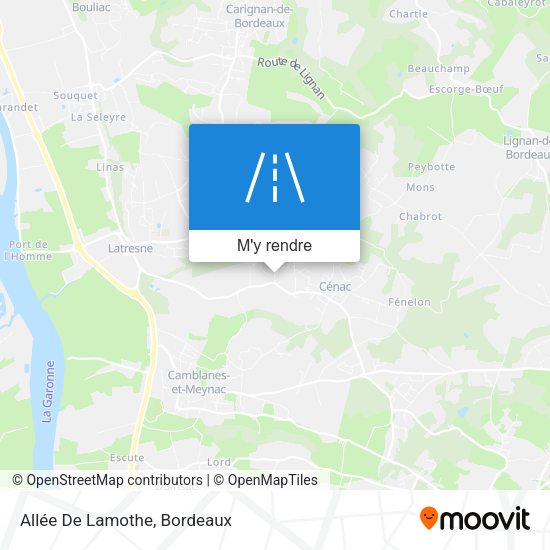 Allée De Lamothe plan