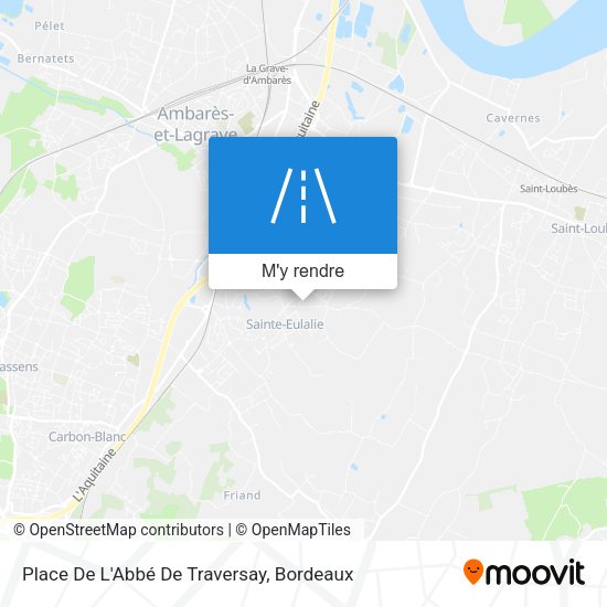 Place De L'Abbé De Traversay plan