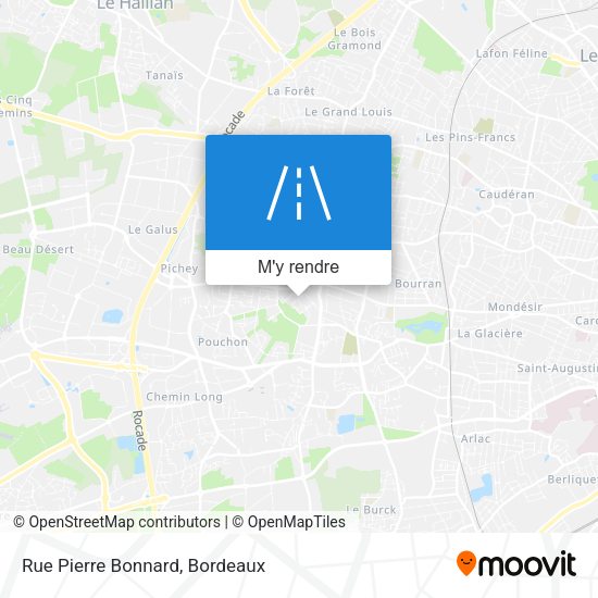 Rue Pierre Bonnard plan