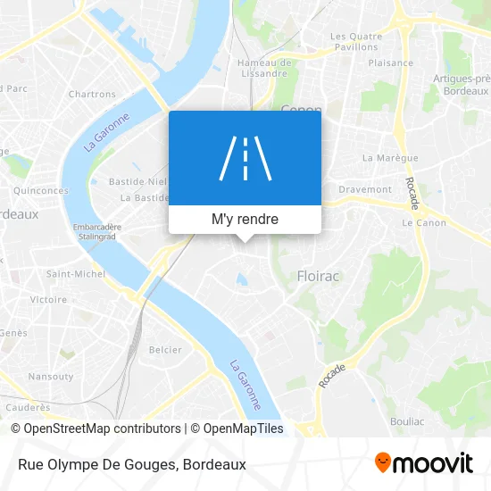 Rue Olympe De Gouges plan