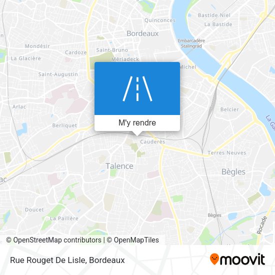 Rue Rouget De Lisle plan