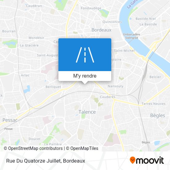 Rue Du Quatorze Juillet plan