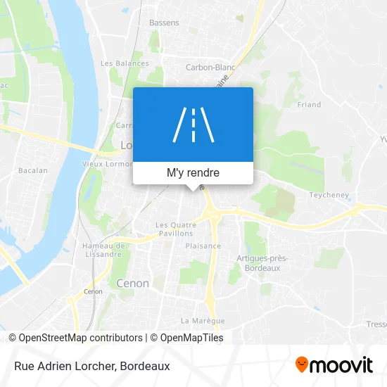 Rue Adrien Lorcher plan