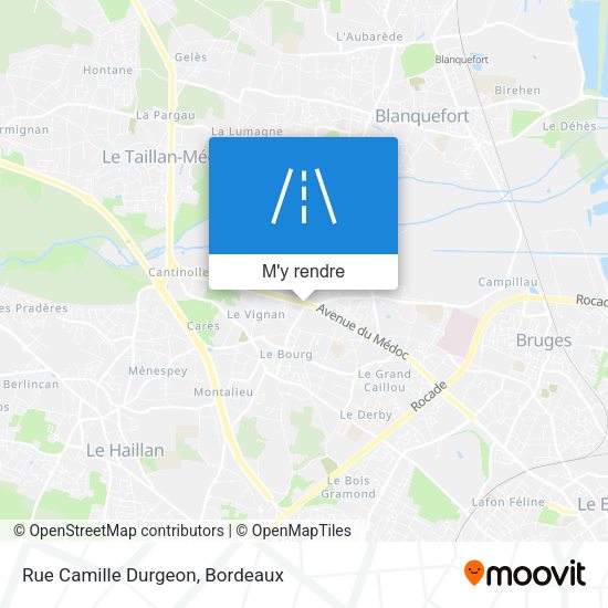 Rue Camille Durgeon plan