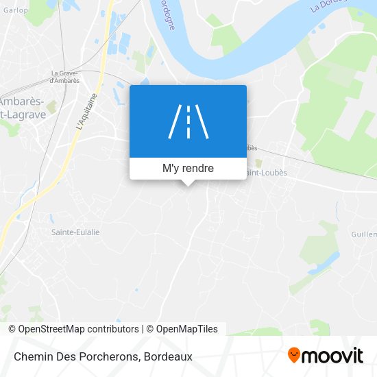 Chemin Des Porcherons plan