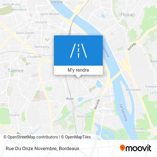 Rue Du Onze Novembre plan