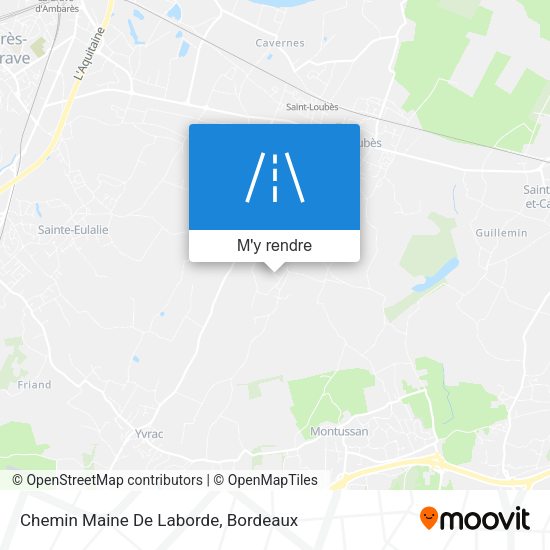 Chemin Maine De Laborde plan