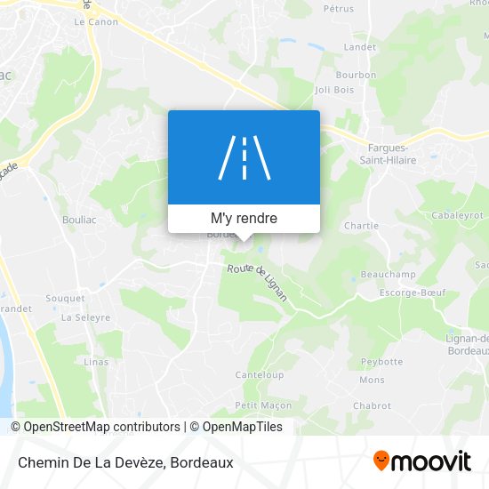 Chemin De La Devèze plan