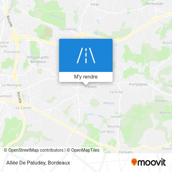 Allée De Paludey plan