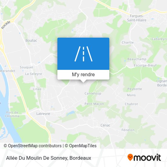Allée Du Moulin De Sonney plan