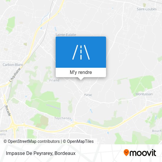 Impasse De Peyrarey plan