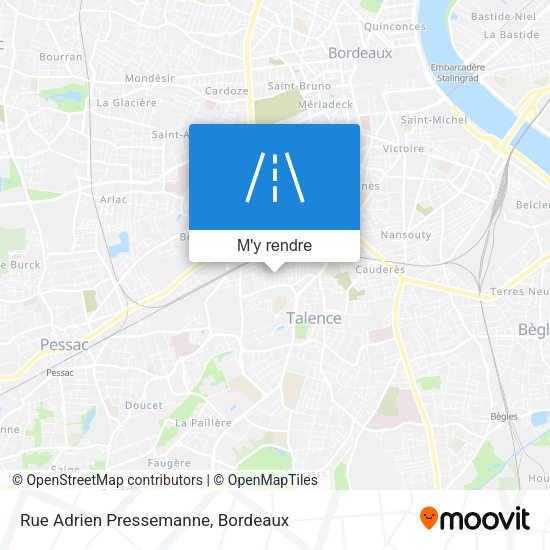 Rue Adrien Pressemanne plan